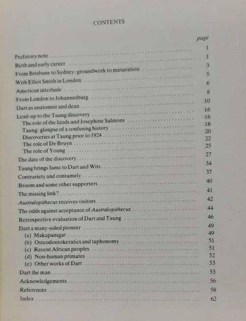 Dart, Taung and the `Missing Link` - Author: Phillip V. Tobias
