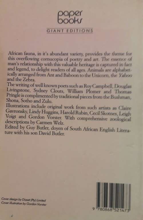 Out of the African Ark -  Edited by David and Guy Butler