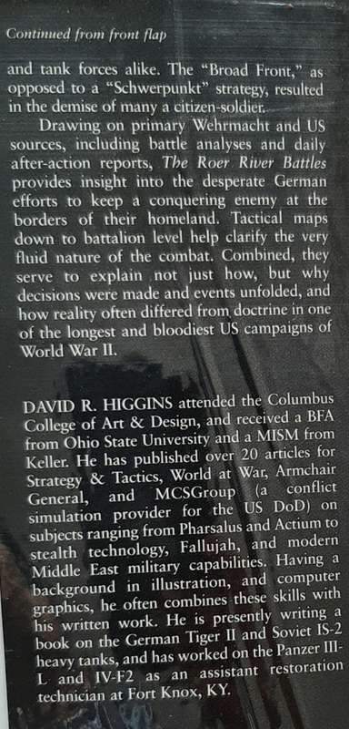 The Roer River Battles: Germany`s stand at the Westwall 1944-45 - Author: David R. Higgins