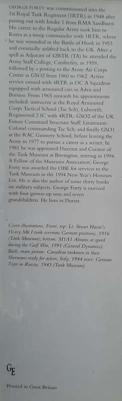 Tank Action: From the Great War to the Gulf - Author: George Forty