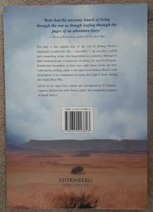Adrift on th eOpen Veld - Author: Deneys Reitz