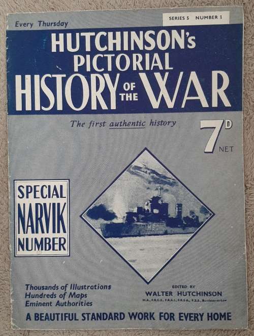 Hutchinson`s Pictorial History of the War(Series 5 No. 1) - Author: Walter Hutchinson(Editor)