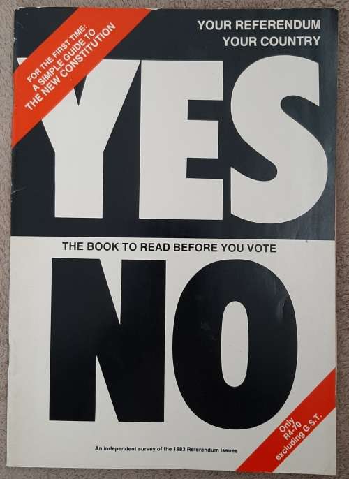 Yes,No: The book to Read before you Vote - Author: Unknown