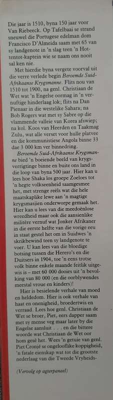 Beroemde Suid-Afrikaanse Krygsmanne - Author: Leopold Scholtz