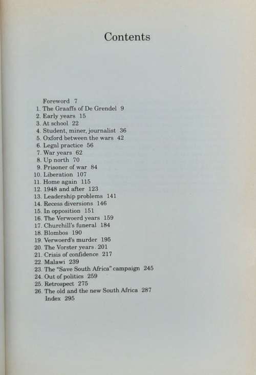 DIV Looks Back - Author: Sir De Villiers Graaff