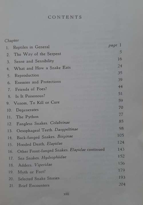 Snakes: Mainly South African Author: Walter Rose