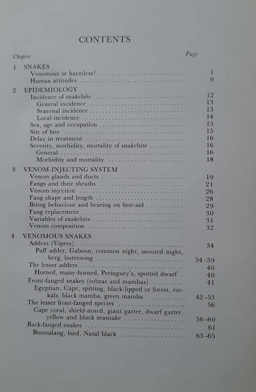 Snakes and Snakebite - Author: John Visser and David S. Chapman