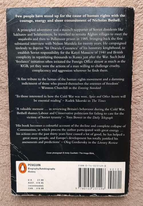 Spies and other Secrets - Author: Nicholas Bethell