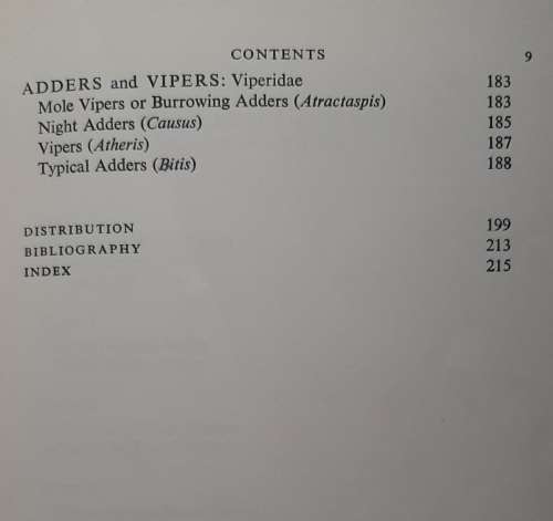 A Field Guide to the Snakes of Southern Africa - Author: V.F.M FitzSimons