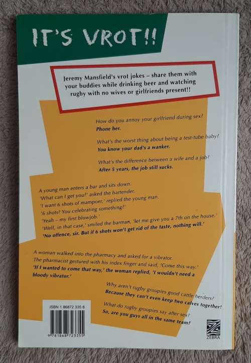 Jeremy Mansfield`s Vrot Jokes - Author: Jeremy Mansfield