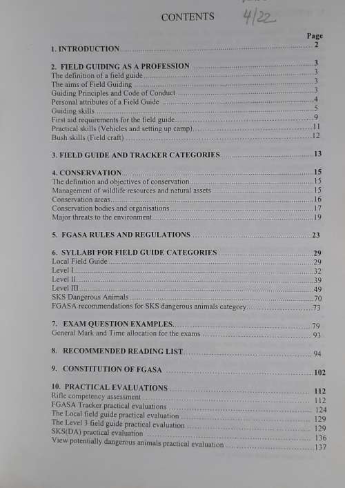 Field Guides Information - Author: Grant Hine