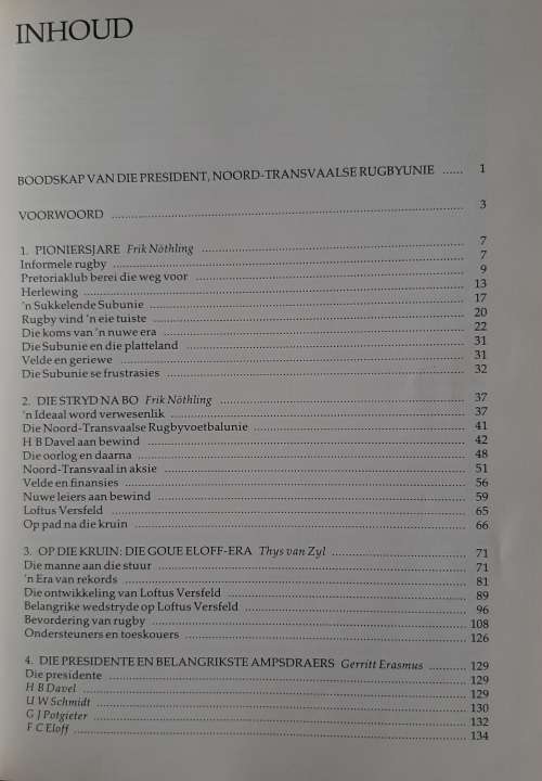 Noord-Transvaalrugby 50 - Author: M C van Zyl