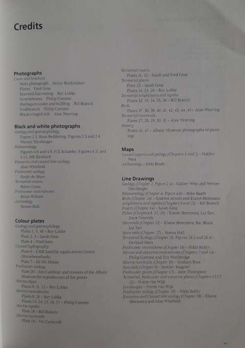 Field Guide to the Eastern and Southern Cape Coast - Author: Roy Lubke and Irene de Moor(Edited)