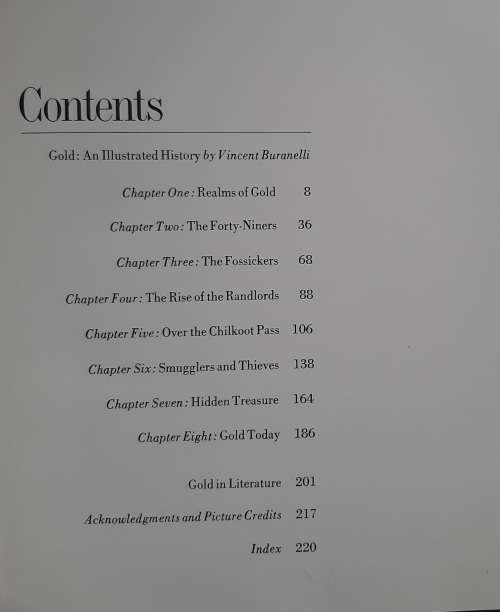 Gold: An illustrated History - Author: Vincent Buranelli