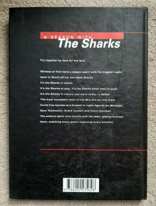 Black and White: A season with The Sharks - Author: Sean Laurénz and Paul Mitchell