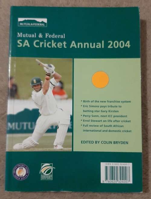 S.A. Cricket Annual 2004 - Author/Edited: Colin Bryden