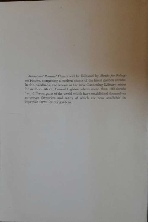 Annual and Perennial Flowers - Conrad Lighton