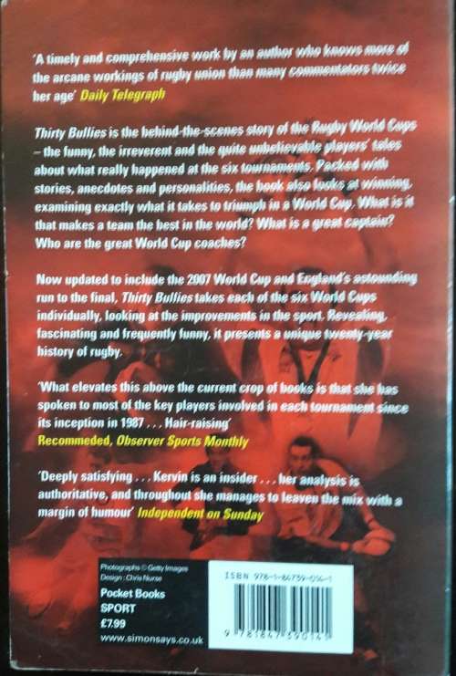 Thirty Bullies - The History of the Rugby World Cup - Alison Kervin