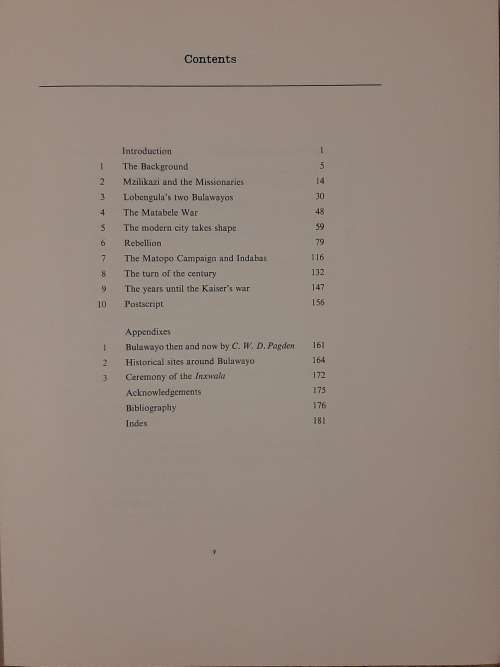 Bulawayo: Historic Battleground of Rhodesia - Author: Oliver Ransford