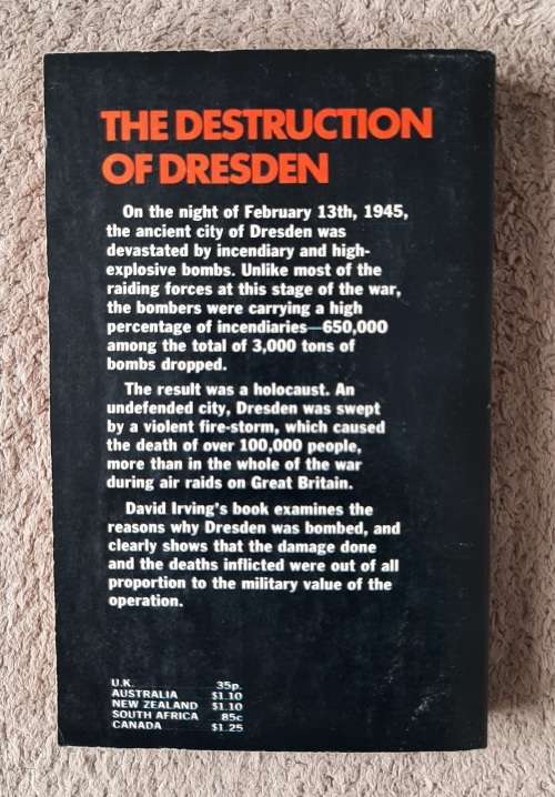 The Destruction of Dresden - Author: David Irving