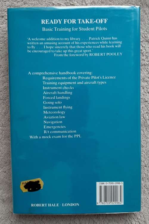 Ready for Take-Off: Basic Training for Student Pilots - Author: Patrick Quinn