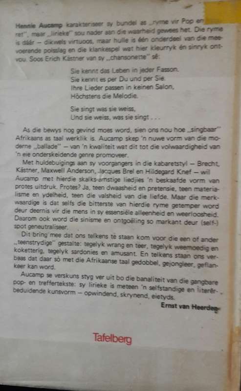 Die Lewe is `n Grens Hotel - Hennie Aucamp