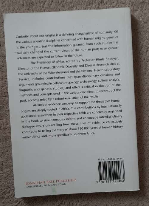 The Prehistory of Africa: Tracing the Lineage of Modern Man - Edited: Himla Soodyall