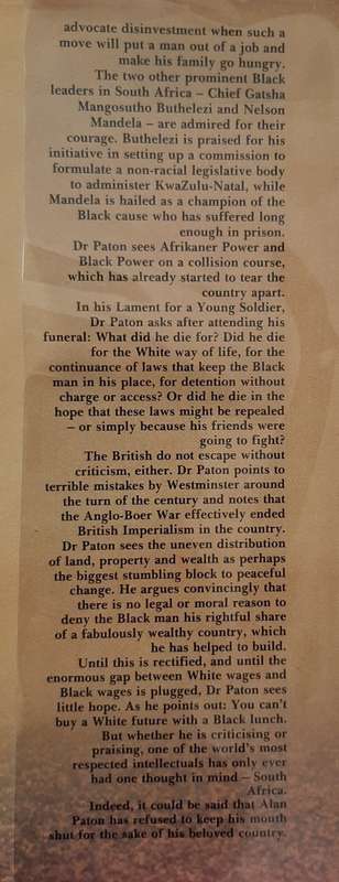Save the Beloved Country - Author: Alan Paton