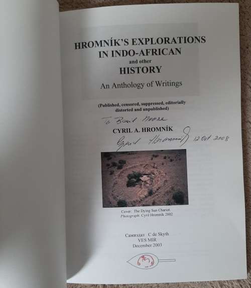 Hromník`s Explorations in Indo-African and other History - Author: Cyril A. Hromník