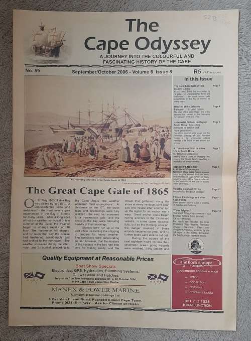 The Cape Odyssey: A journey into the colourful and fsscinating History of the Cape