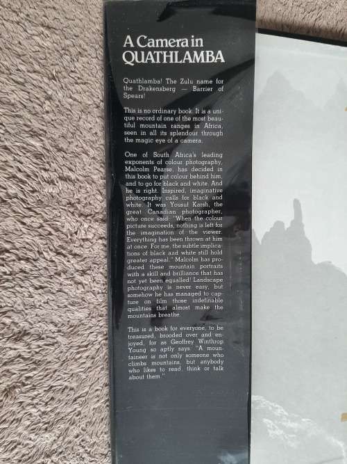 A Camera in Quathlamba: Photographing the Drakensberg - Author: M.L. Pearse