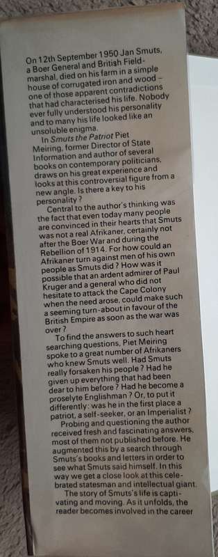Smuts: The Patriot - Author: Piet Meiring