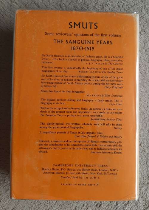 Smuts: Volume 2: The Fields of Force 1919-1950 - Author: W.K. Hancock