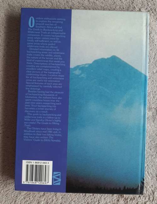 The guide to Backpacking and Wilderness Trails - Author: Willie and Sandra Olivier