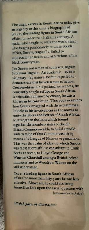 Jan Christian Smuts: The Conscience of a South African - Author: Kenneth Ingham