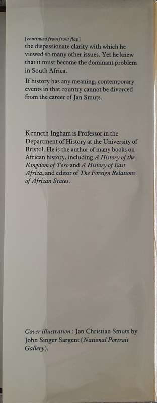 Jan Christian Smuts: The Conscience of a South African - Author: Kenneth Ingham