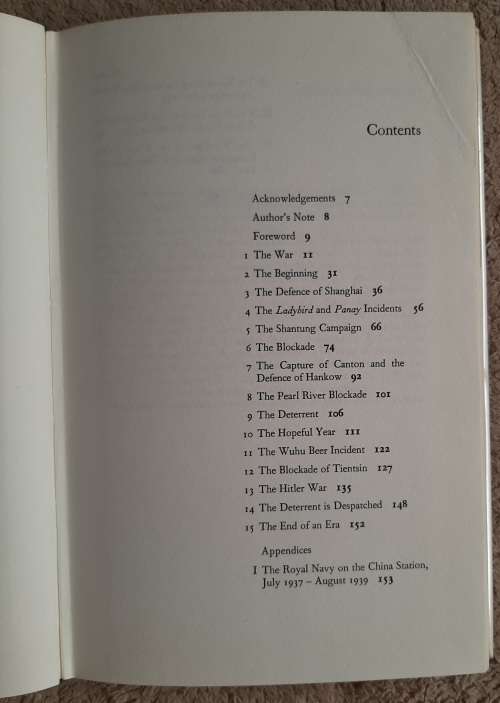 The Royal Navy and The Sino-Japanese Incident 1937-41 -Author: Martin H. Brice