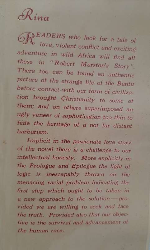 Rina: A Story of Africa - Author: Charles Bullock