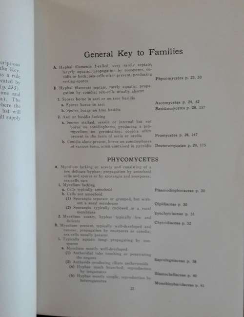 The Genera of Fungi - Clements and Shear