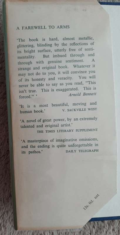 A Farewell to Arms - Author: Ernest Hemingway