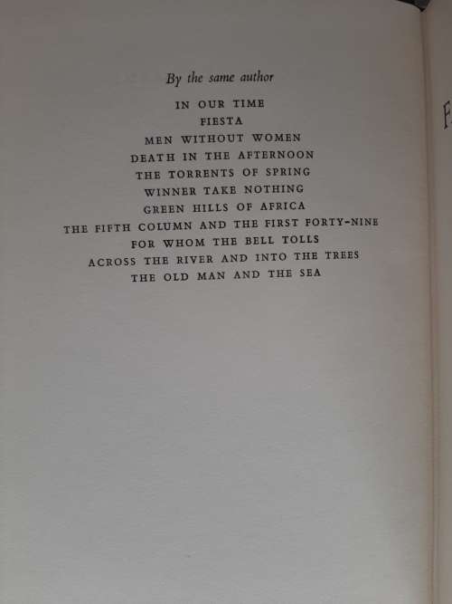 A Farewell to Arms - Author: Ernest Hemingway