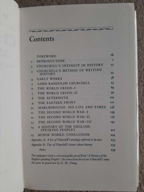 Churchill as Historian - Author: Maurice Ashley