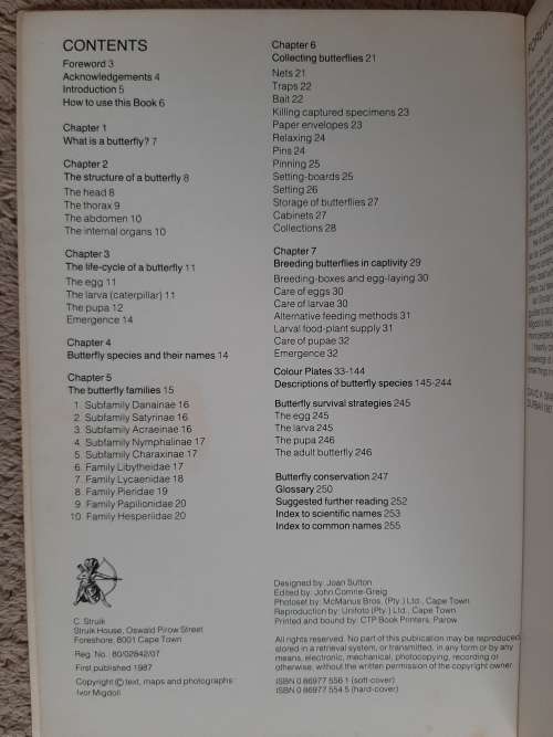 Field guide to the Butterflies of Southern Africa - Author: Ivor Migdoll