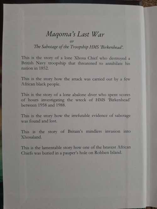 Maqoma`s Last War - Author: Nicholas Dekker