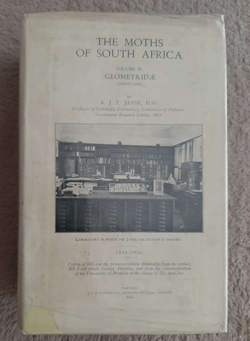The Moths of South Africa(4 Volumes) - Author: A. J. T. Janse, D.Sc.
