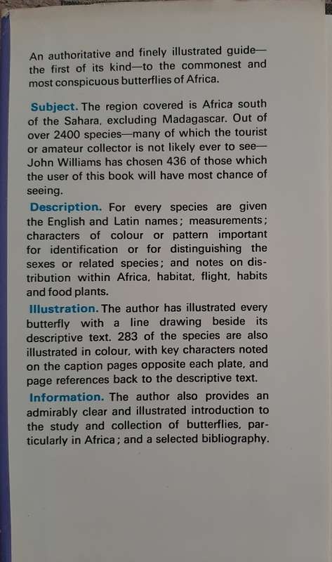 A Field Guide to the Butterflies of Africa - Author: John G. Williams