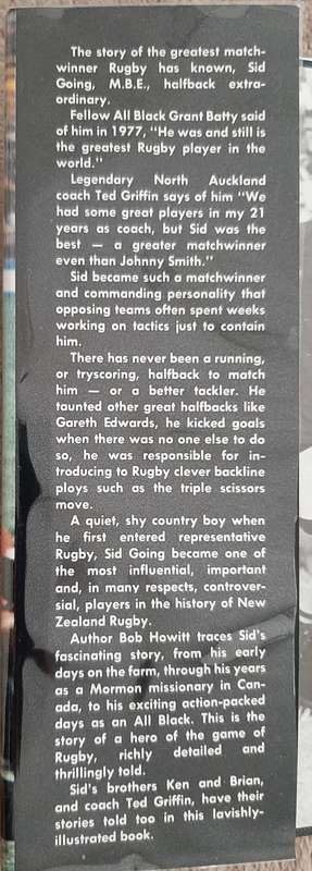 Super Sid: The story of a great All Black - Author Bob Howitt