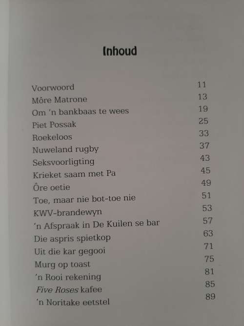 Môre Matrone en ander kort stories - Author: Bertie Cloete
