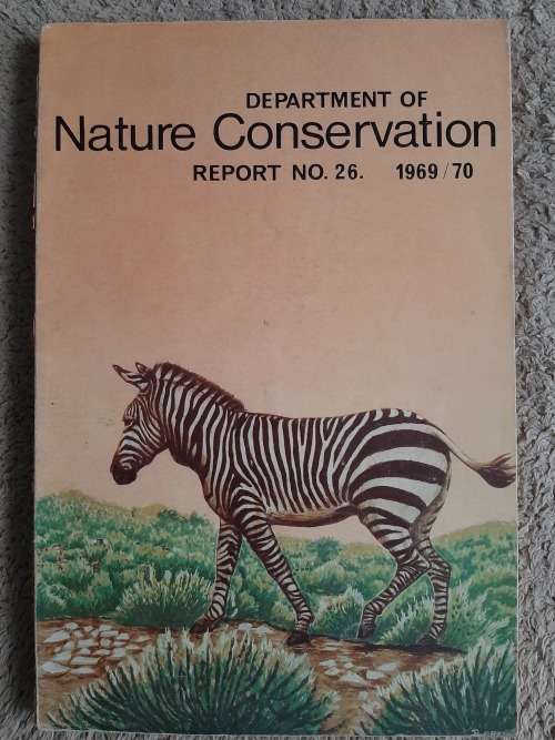 Department of Nature Conservation Report No. 26 - Author/Director: Dr. Douglas Hey