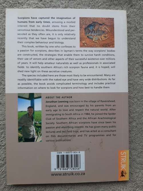 Scorpions of Southern Africa - Author: Jonathan Leeming